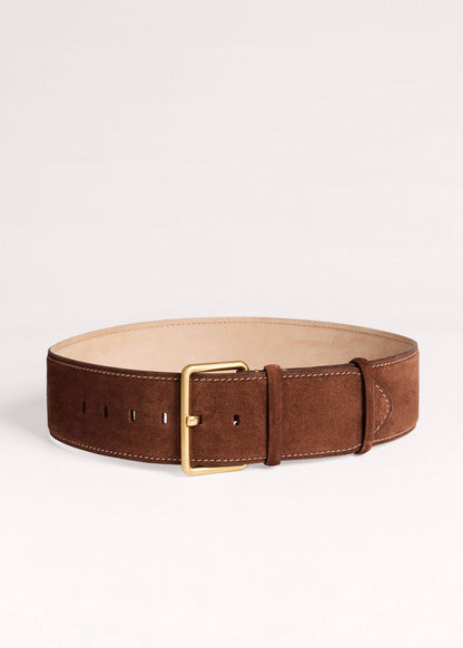 Brown Extra Wide Waisted Belt | ME+EM