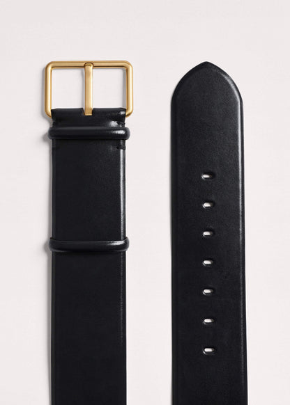 Black Extra Wide Waisted Belt | ME+EM