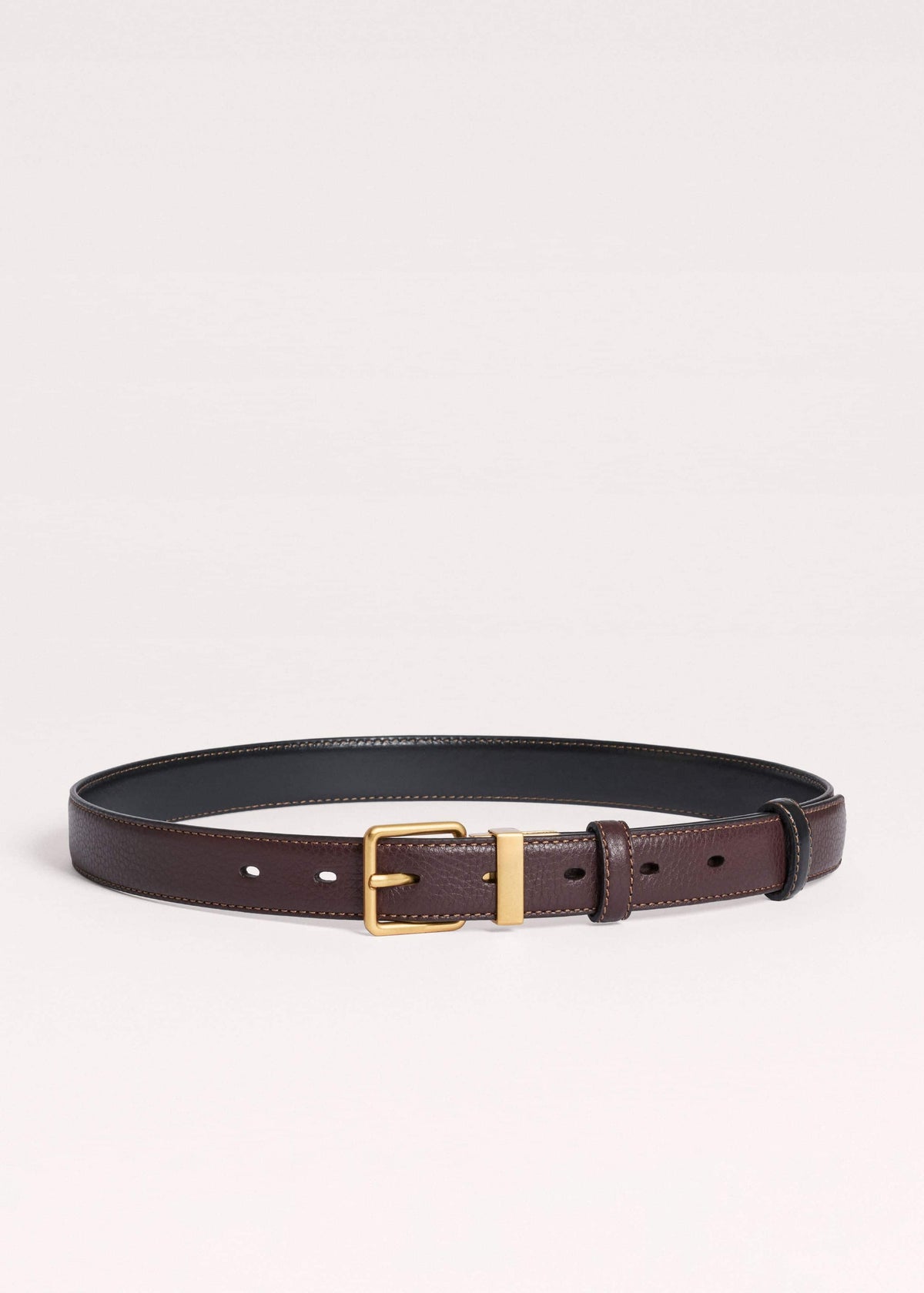 Red Leather Reversible Belt | ME+EM