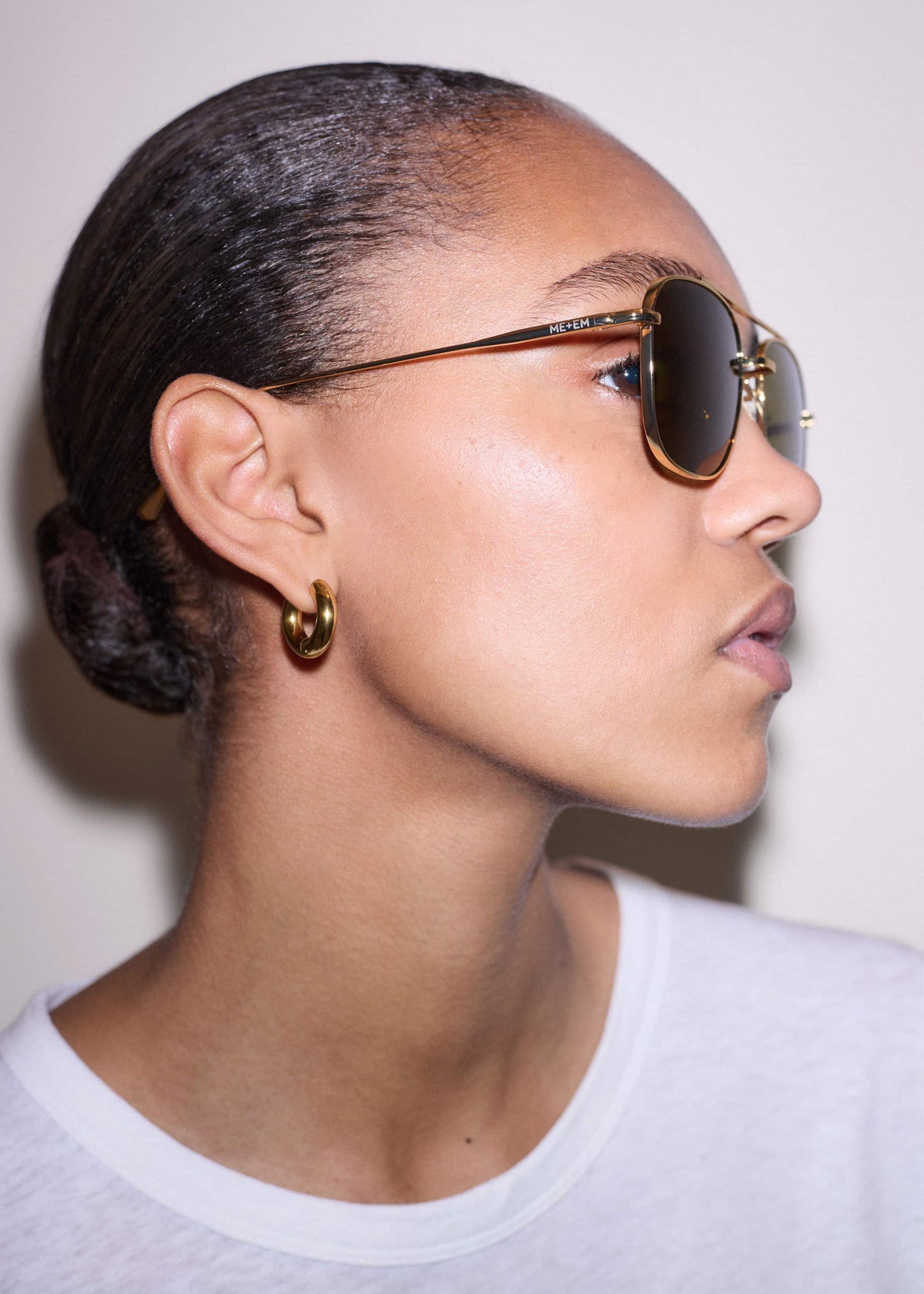 Olive Aviator Sunglasses | ME+EM