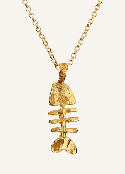 Gold Silhouette Of Summer Necklace | ME+EM